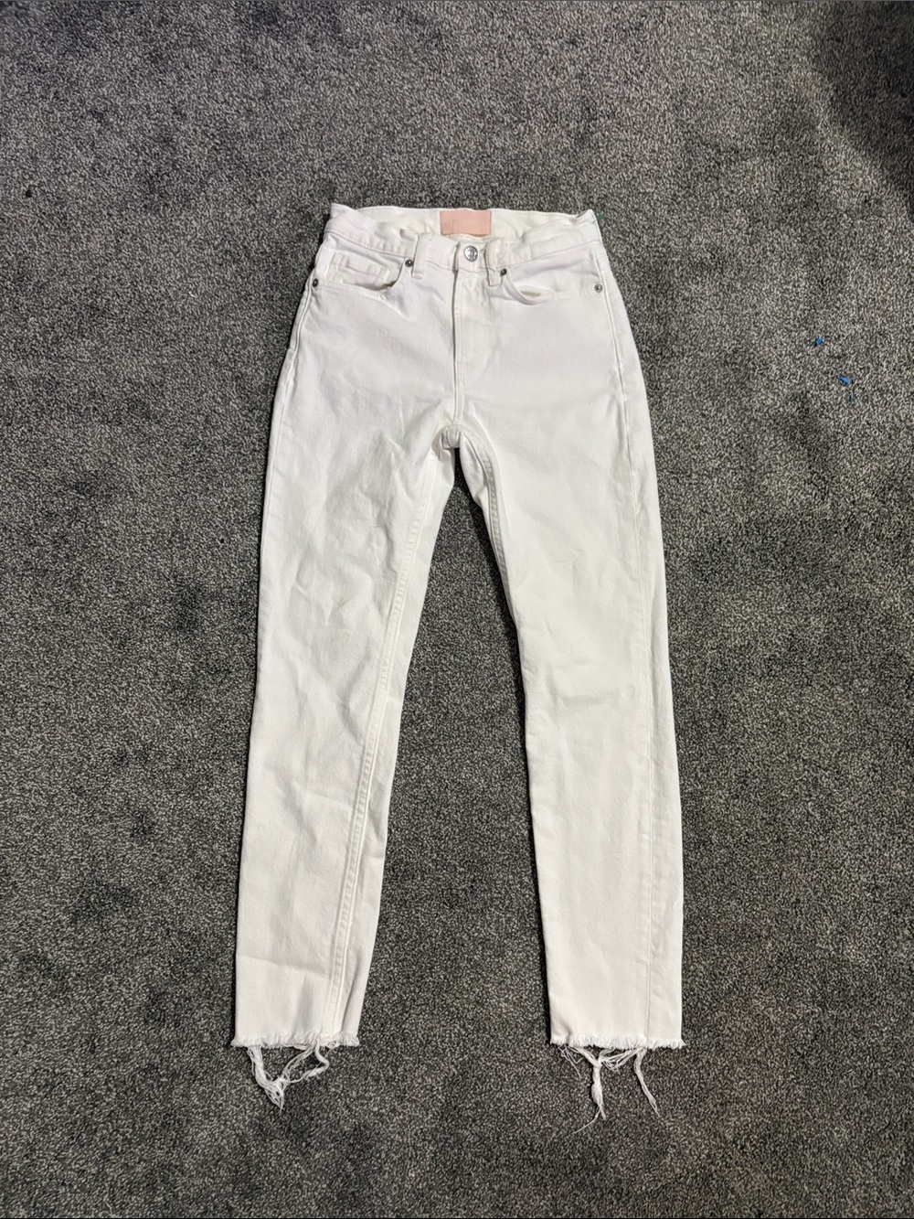 Everlane Women’s High-Rise White Skinny Jeans